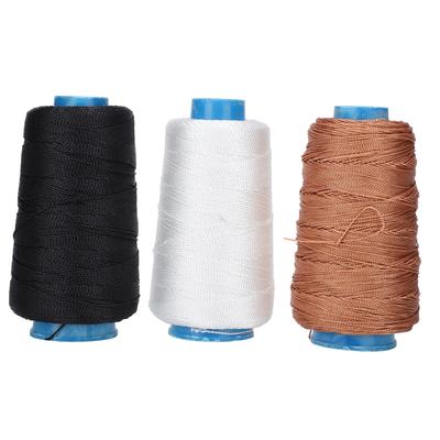 3 peças de corda de pipa com fio de nylon colado para costura, couro, jeans, tecelagem, cabelo, ferramentas de bordado