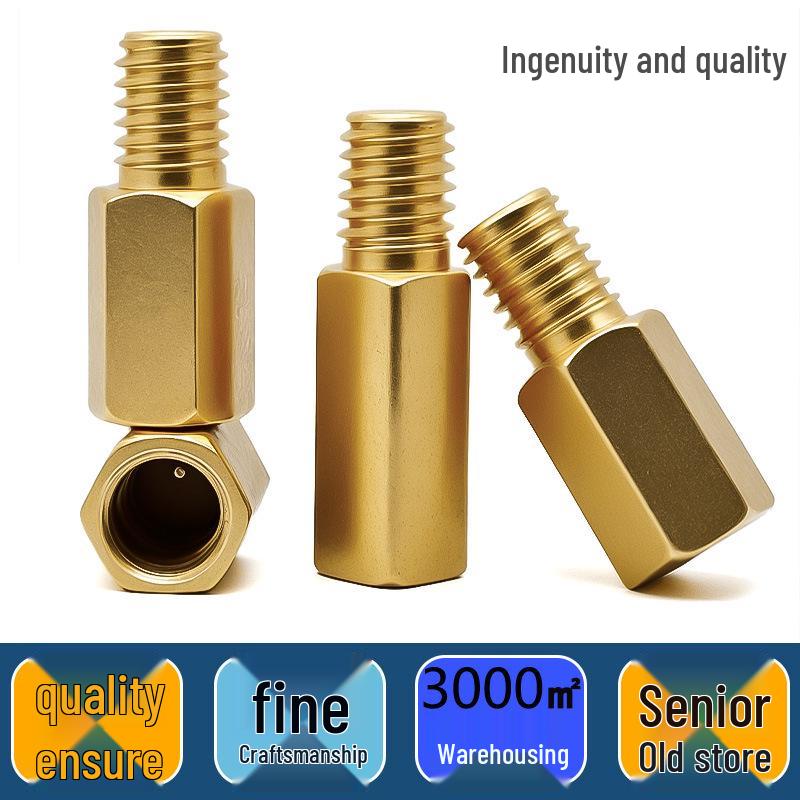 C3604 Brass Hexagonal Pillar with M2/M2.5 Internal & External Threads: Camera Stud Fixing Spacer Screw Rod