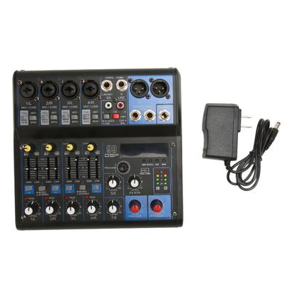 Sound Mixer 8 Channel Sound Mixer Board 99 DSP Effects Bluetooth MP3 Digital Mixer for Studio Stage