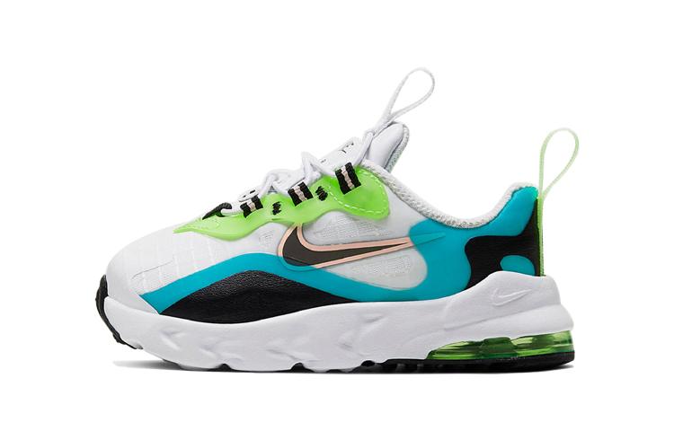 

Детские кроссовки Nike Air Max 270 Низкие Сине-Бело-Зеленые для Малышей CW2213-300 23.5