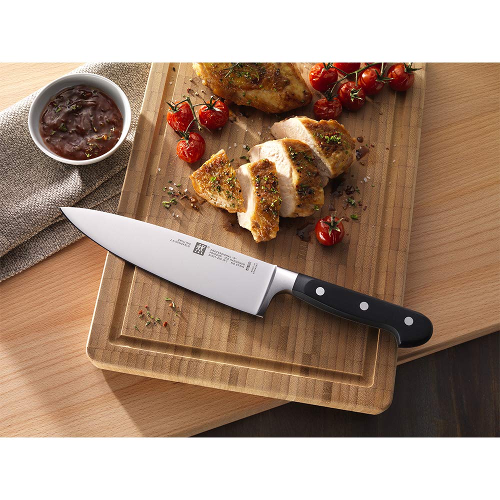 Zwilling Professional S Knife 200mm Made in Stainless Dishwasher Japanese Chef's Wide, Germany, Steel, Safe, Solingen, Germany. [Authorized Retailer]