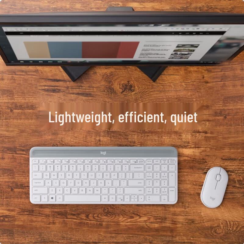 

Logitech MK470 Slim Wireless Keyboard and Mouse Combo