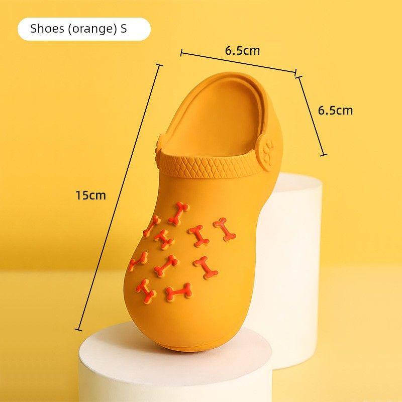 

Dog Toy Sound Latex Slippers Self-Hi Relieving Stuffy Corgi Golden Retriever Labrador Samo German Shepherd Pet Supplies Latex (orange) S