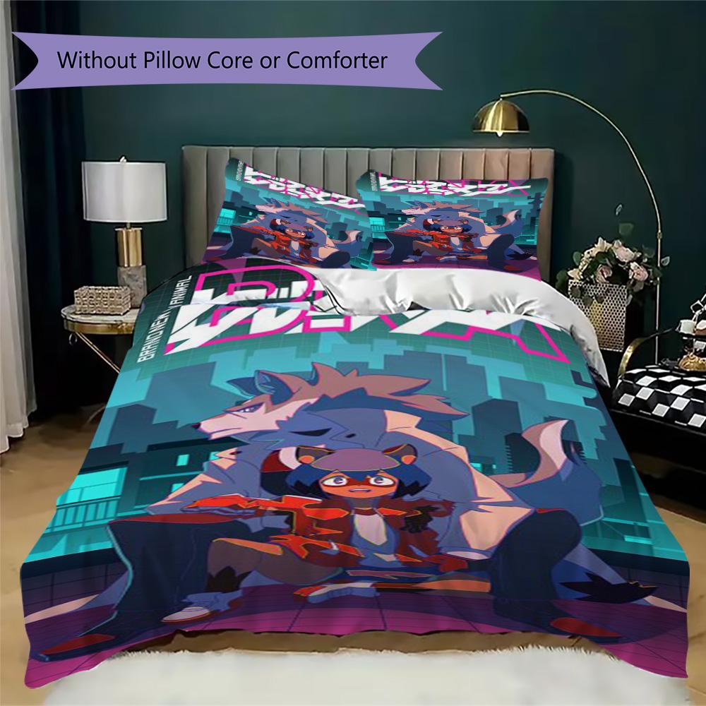 BNA Pattern Bedding,Quilt Set Quilt Cover Pillowcase Home Birthday Gift (1*duvet Cover+2*pillowcase,without core)ZSJT0917023