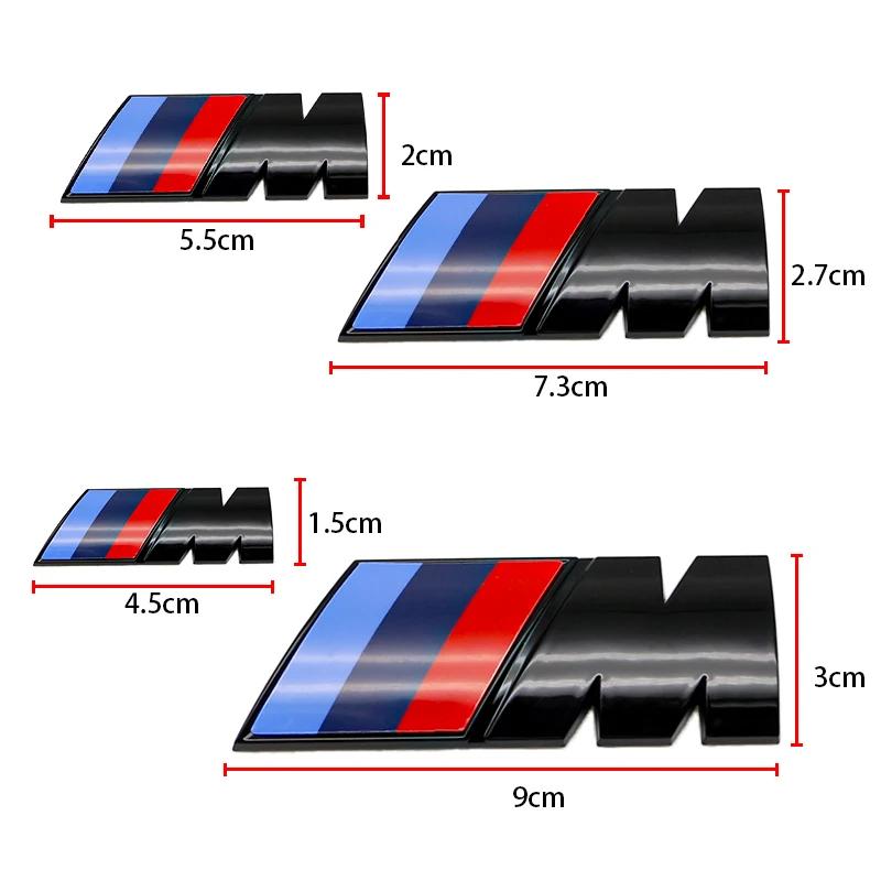

ABS 3D Car Fender Side Emblem Rear Trunk Badge M Logo Sticker For BM M M3 M5 M6 X3 E46 E90 F30 G20 E36 E34 X6 G20 Accessories 9x3cm