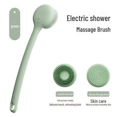 Automatic Long-Handle Bath Brush for Easy Back Scrubbing