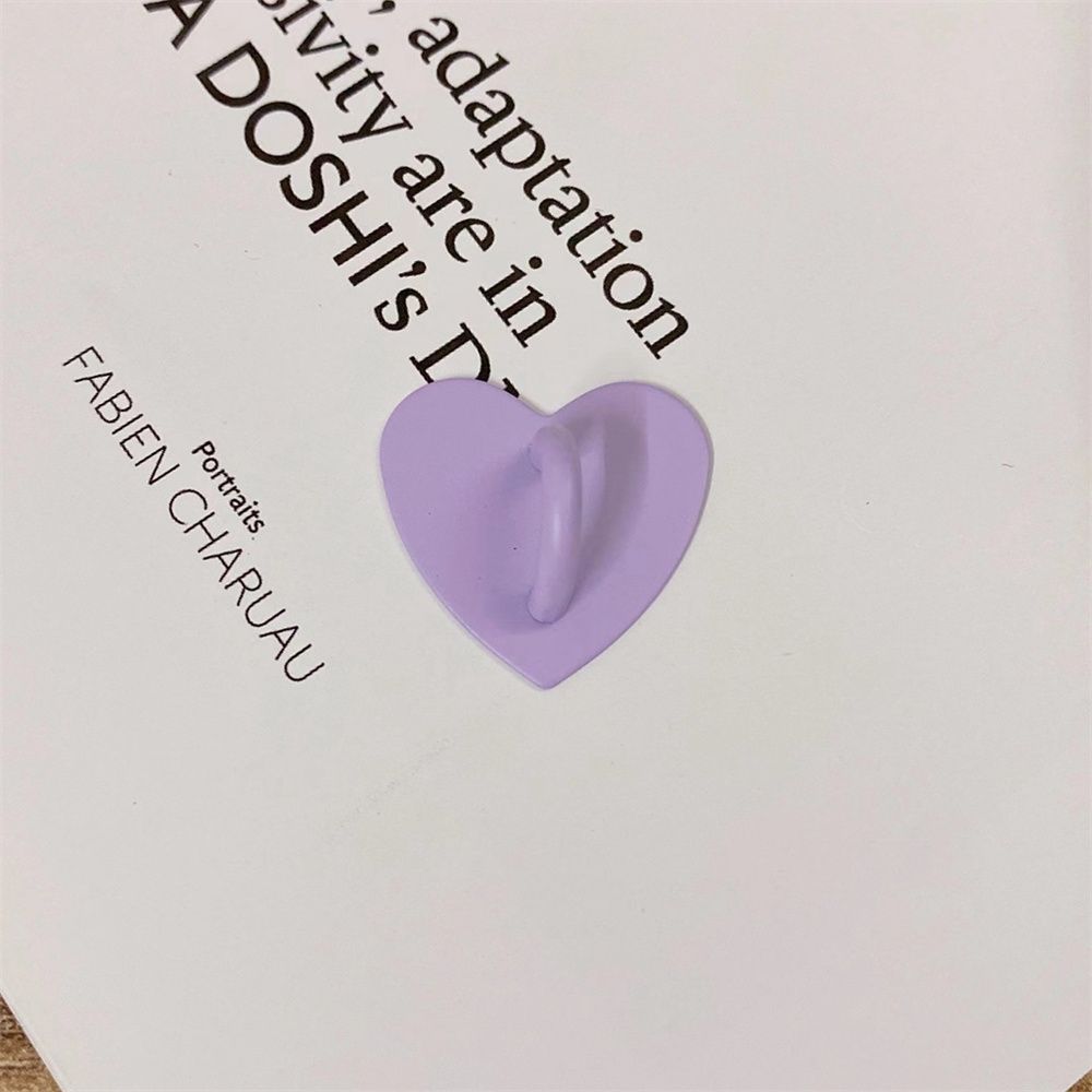 Grip Holder Metal Heart Finger Ring Phone Stand Holder Phone Clasps Hooks Phone Case Finger Ring