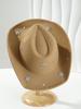 Popular Women's Fashion Light Luxury Top Hat Rhinestone Star Sequined Accessories Elegant Party Party Dance Wear