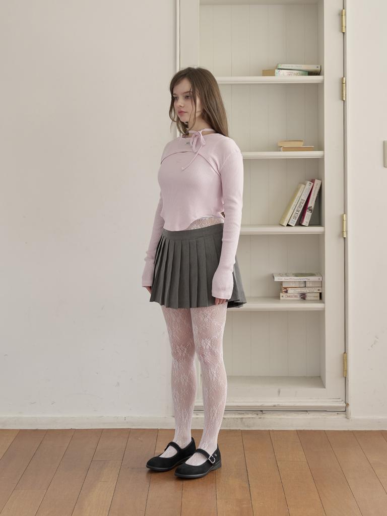 MIERCOLES Mr Sleeveless Top Set [Pink]