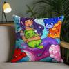 Anime Aphmau Pillow Case Square DoubleSided Printing Sofa Cushion Cover Pillowcase Bedroom Bedside