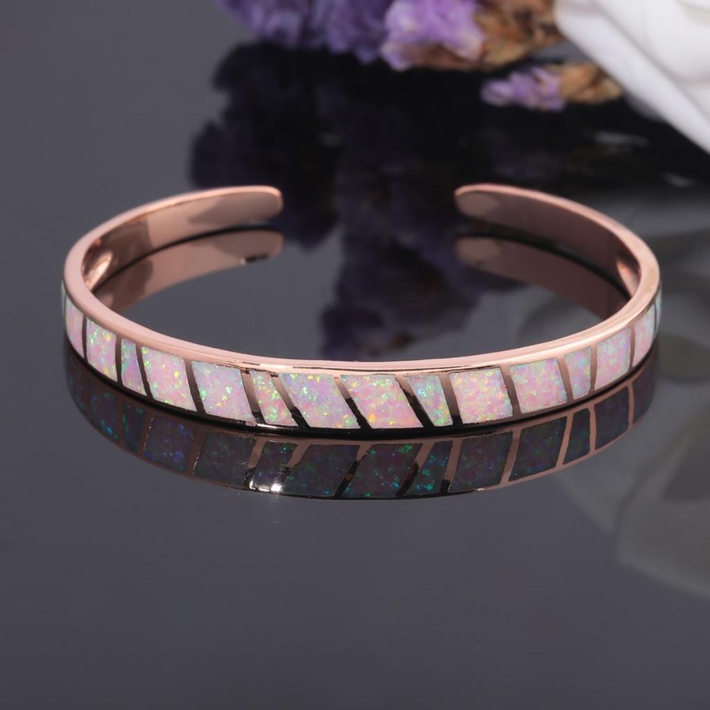 Fashion Open Bangles Adjustable Minimalist Bracelets Jewelry Gifts for Girl Women
