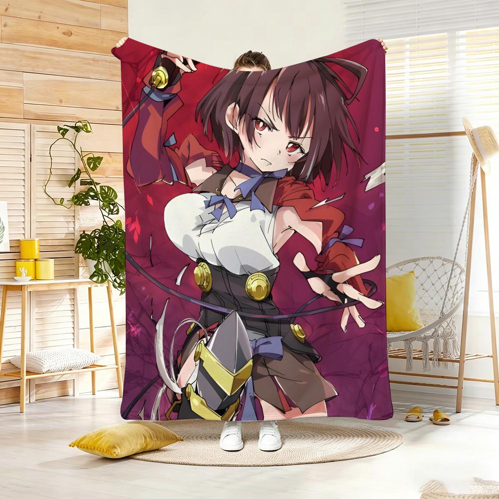 Anime K-KabaneriA of the IronA Fortress Throw Soft Warm Throw Blanket for Bedroom Living Room Bed Travel Camping Picnic Gift