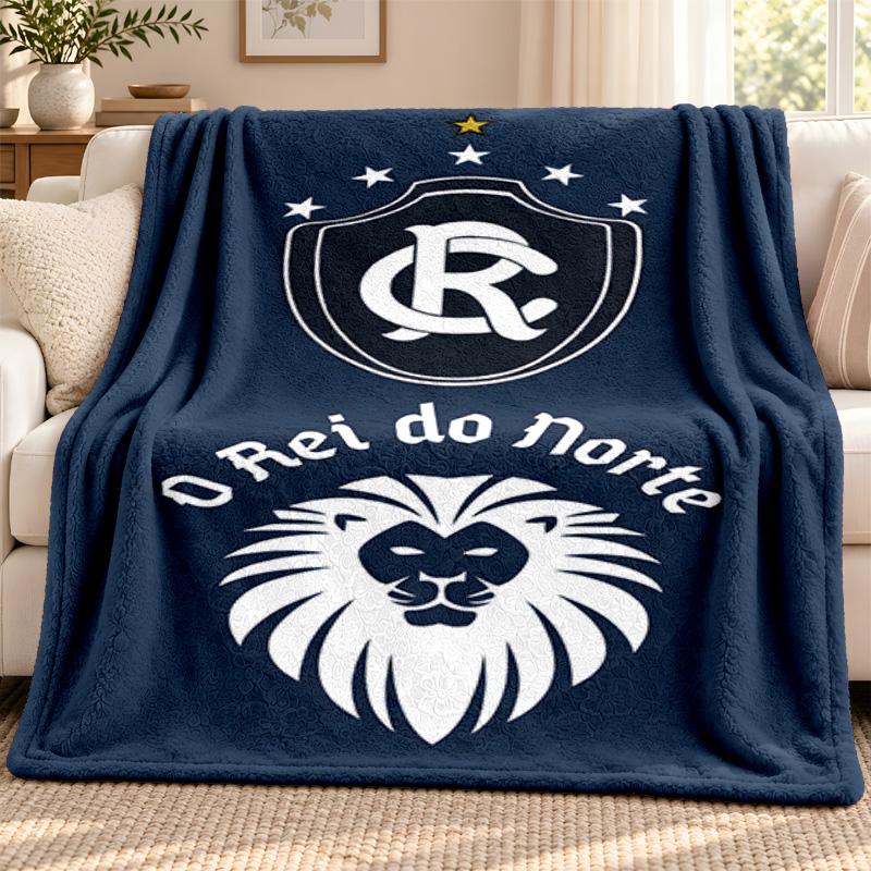 Clube do Remo blanket Flannel Blanket Soft Cozy Plush Throw for Sofa Bed Lightweight Home Decoration Outdoor camping