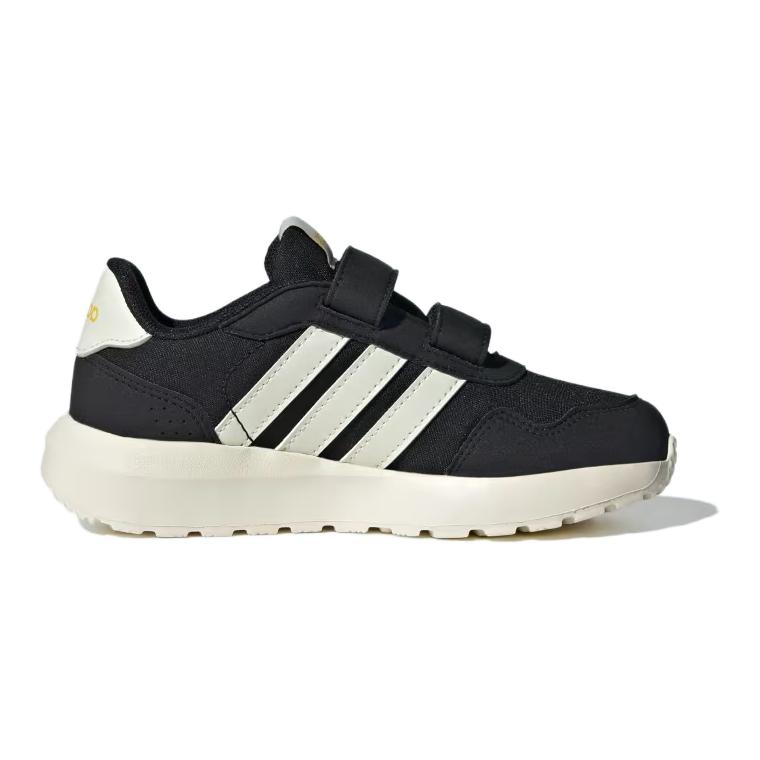 Adidas Run 60s C Black White Yellow Kids Sneakers Core-Black Off-White Utility-Yellow IE6436
