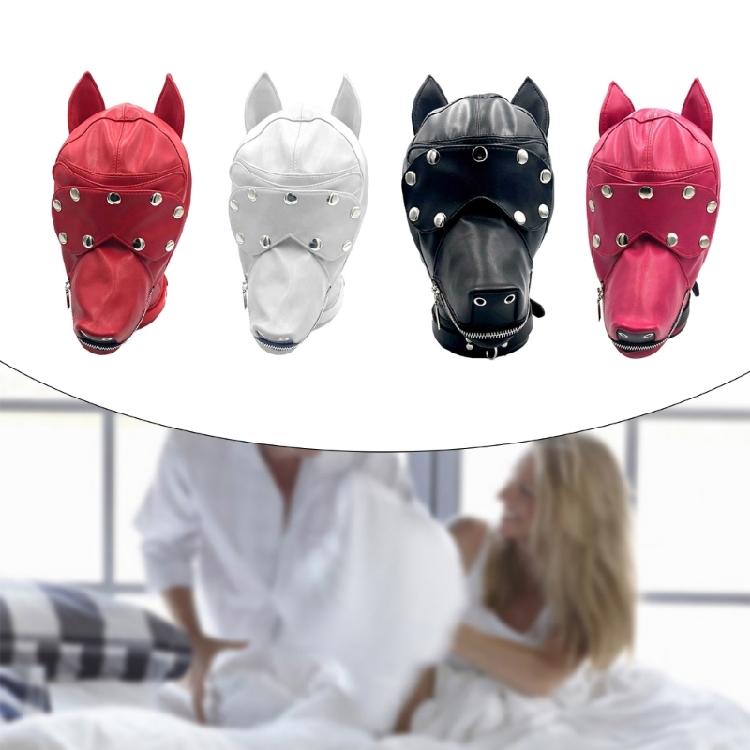 Mască de Câine Cosplay Halloween Mascaradă Mască din Piele Șnur Reglabil pentru Bărbați