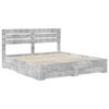 Storage Bed Frame with Drawers and Headboard Wood Based Material