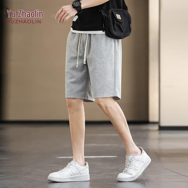 YUZHAOLIN Men s 2026 Loose Fit Sporty Casual Mid-Length Shorts L