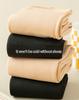 Winter Thicken Plush Warm Two Finger Socks For Women Black Nude Solid Color Snow Socks Middle Tube Split Toe Socks Sleeping Sock