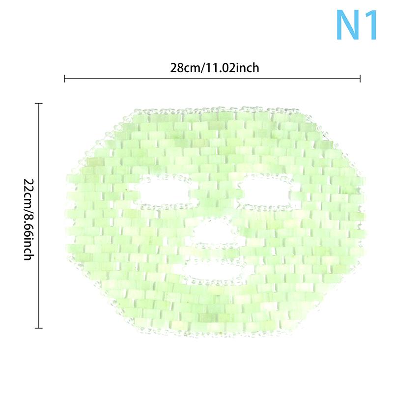 Natural Jade Eye Mask Massager Cooling Jade Eye Mask Eye For Eye Relax Sleep Massager Mask Tools Mask Care Stone Face Sleep