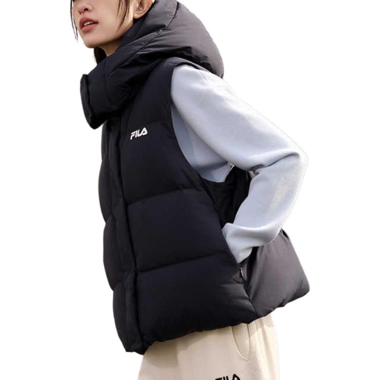 New FILA ORIGINALE Vest Women's Jet Black F51W449901F-BK