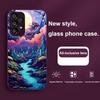 Anime Forest Moon River For Samsung Galaxy S24 Plus S20 21 FE S23 Ultra S8 9 A70 72 73 50 51 52 53 Tempered Glass Phone Case