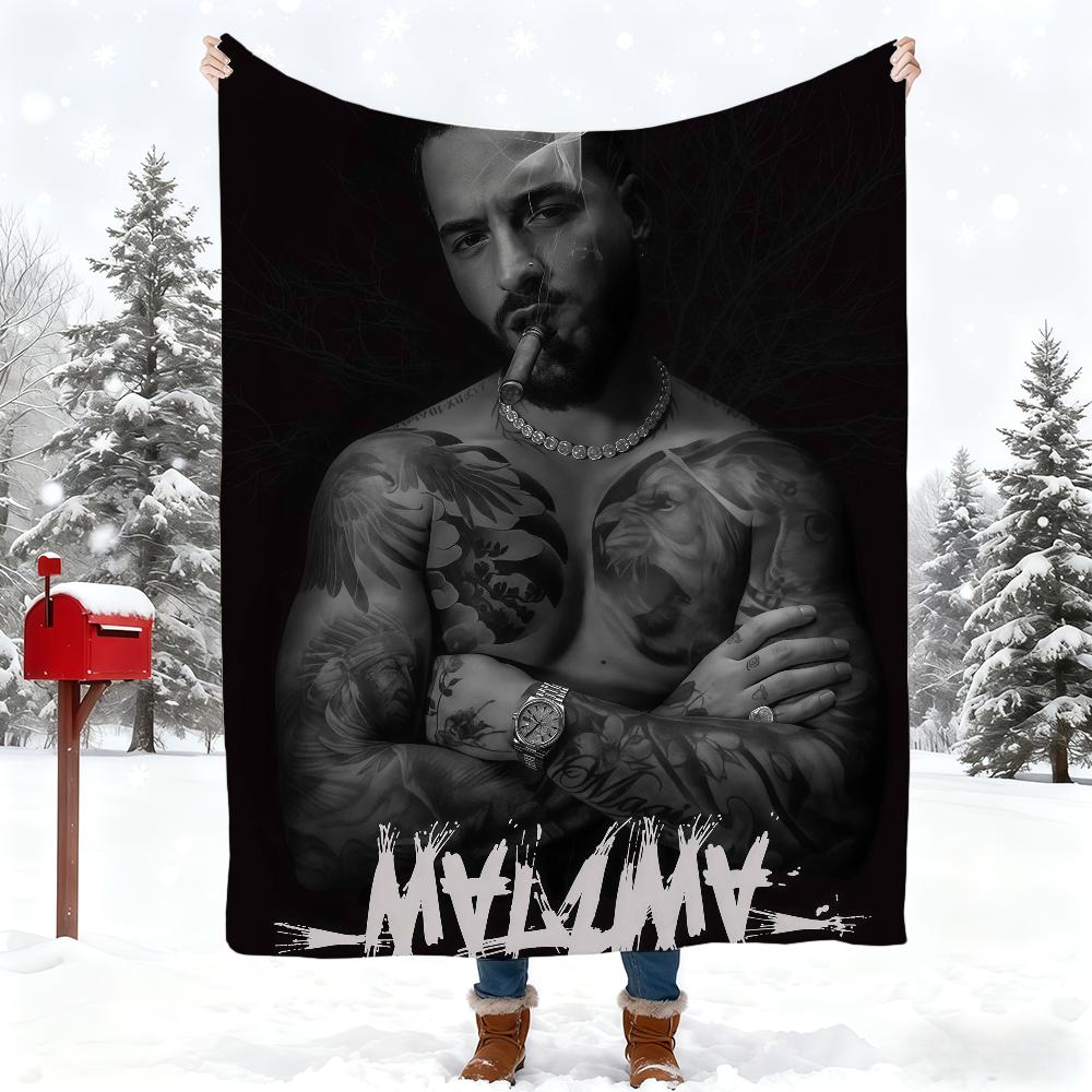 Singer M-Maluma Blanket Super Warm Comfortable Plush Throw Blanket Child Home Sofa Bedroom Gift