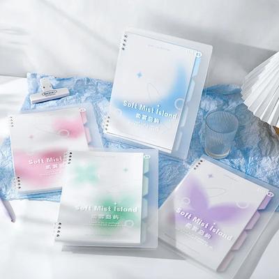 B5 Size Minimalism Aesthetic Notebook for Student Chic Korean Butterfly Heart Binder Notepad DIY Decor Scrapbook Journal Diary