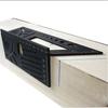 90 45 Degree Aluminum Alloy Angle Ruler Multifunctional Right Angle Marking Ruler Gauges Measuring Gauging Woodworking Tools