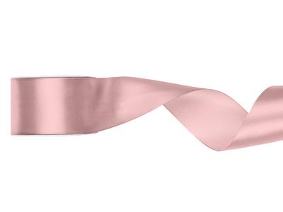 Satin Ribbon, Light Dusty Pink, 50mm/25m