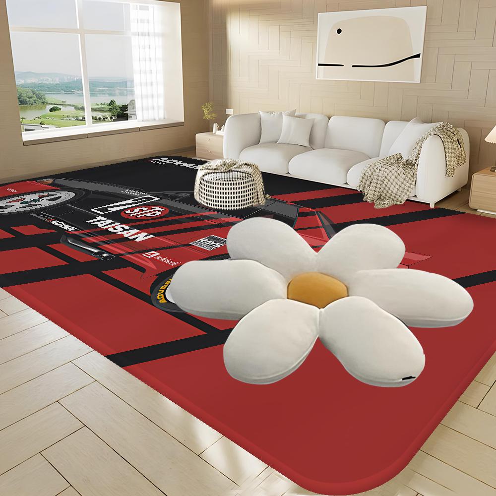 A-ADVANS WHEEL Badematte Kinderzimmer Schlafzimmer Dekoration Balkon Rutschfeste Fußmatte Wohnzimmer Willkommens-Teppich