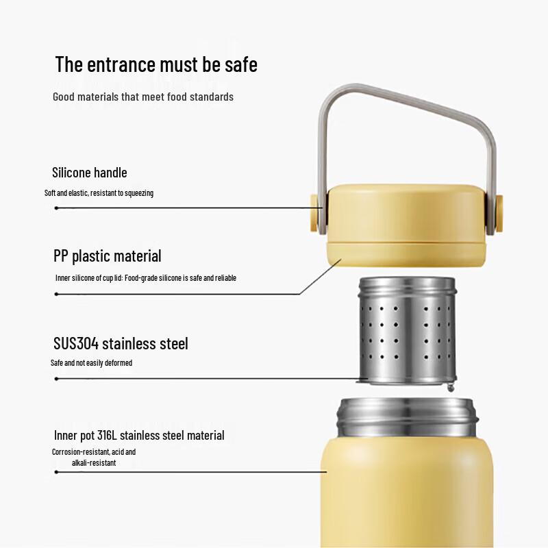 Buydeem Tea Infuser Insulated Mug