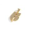Niche Design Personality Hip Hop Style Letter B Full Diamond Alloy Cuban Chain Buckle Cuban Chain