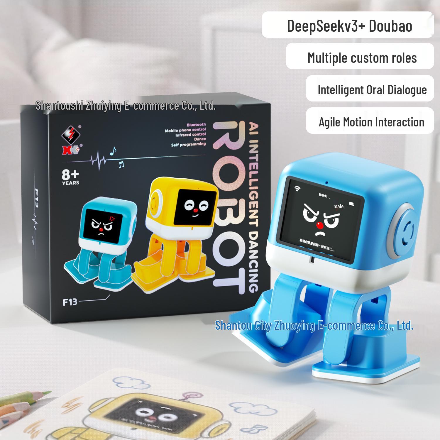 Interactive AI Smart Robot Toy for Early Learning
