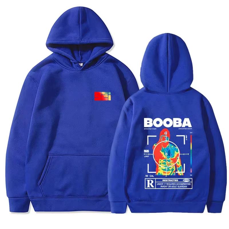 Sudaderas con capucha B2O para hombre, sudaderas de manga larga estampadas con estilo, sudaderas informales Estilo callejero