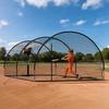 Baseball Batting Cage, 6780 x 3700 x 2400mm Freestanding Portable Batting Cage, Hitting Cages with 4-Ply Knotless Polyester & Pitching Machine