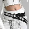 Skinny Waist Chain Unique Buckle PU Belt for Women Proms Stage and Club Party Casual Wear Elaborate Jewelry