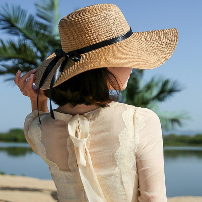 

Соломенная шляпа детская летняя морская летняя универсальная солнцезащитная шляпа пляжная шляпа от солнца с большими полями соломенная шляпа average size