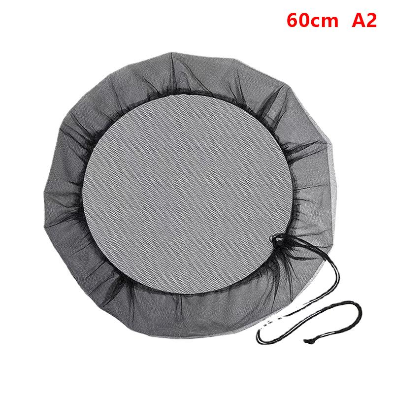 1 ks Síťovaný kryt na dešťové sudy - Síťovina proti komárům pro sběrné nádoby/nádrže na vodu