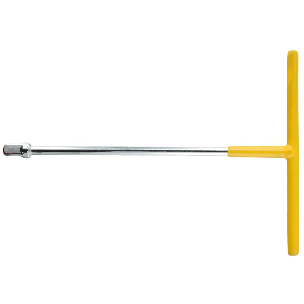 T Type T-handles Wrench Hex Socket Wrench 27cm/10.63\" 1/2-inch 19cm/7.48\" High-carbon Steel Inner Hexagon Silver And Yellow