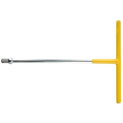 T Type T-handles Wrench Hex Socket Wrench 27cm/10.63\" 1/2-inch 19cm/7.48\" High-carbon Steel Inner Hexagon Silver And Yellow
