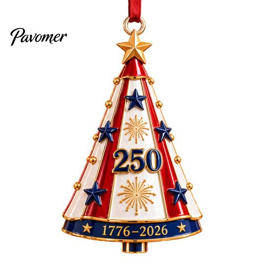 Festive Room Decorations Patriotic Christmas Tree Ornaments, Acrylic Holiday Pendant for Independence Day, Indoor Outdoor Hanging Decor Living Garden