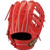 ZETT Prostatus SE Hard Baseball Glove Masato Motoyama Type, Second/Shortstop, Right Hand Throw, Deep Orange, Size 4, Made In Japan,