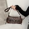 Bag Women's Fashion 2026 New Bow Leopard Print One Shoulder Portable Underarm Bag Fashion Popular Bag