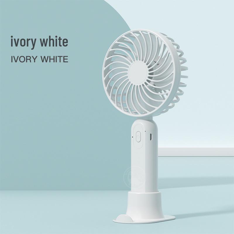 Silent Mini Handheld Fan: Portable, Rechargeable, Ideal Gift for Students, Desktop Use