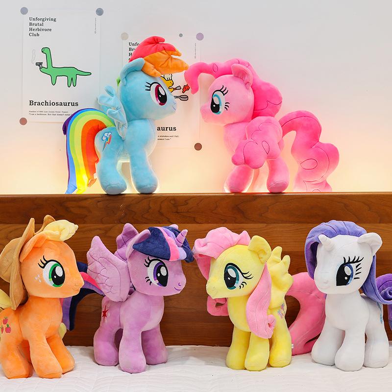 Adorable Rainbow Unicorn Plush Toy - My Little Pony Birthday Gift for Kids