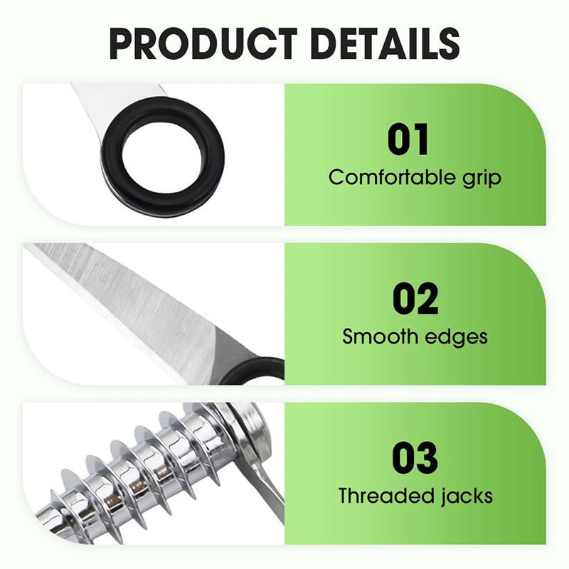 Stainless Steel Spiral Vegetable Fruit Cutting Tool Kitchen Gadget Vegetable Screw Upgraded Stainless Steel Rotary Cutting Tool