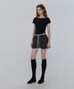 CHICKS Dot Half Pants Black