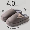 Faux Fur Lined Indoor Slippers EVA Sole