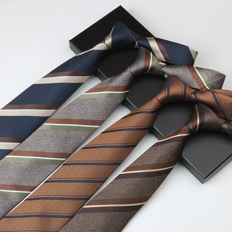 Tie Wedding Groom Business Men Retro Pattern Dress Burgundy Hand Style 8Cm Hand Tie