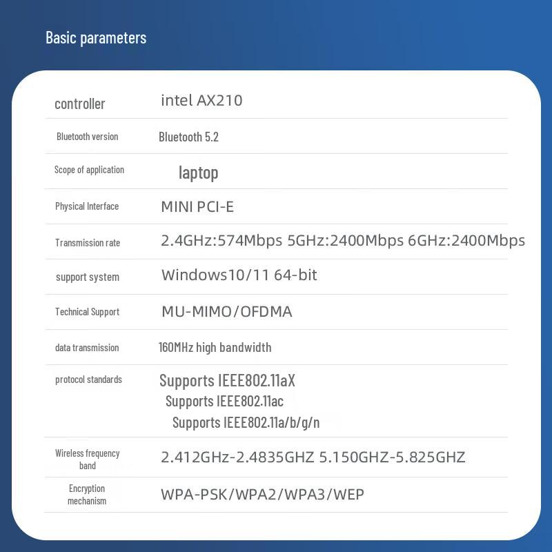 EB-LINK Intel Laptop Wireless Network Card (CN Version)